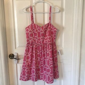 NWT Kaeli Smith Pink and White Dress